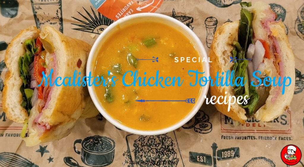 mcalister's chicken tortilla soup recipe